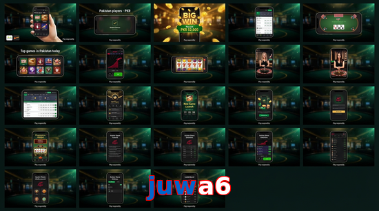 Main screen of Juwa6 bet page for PK players